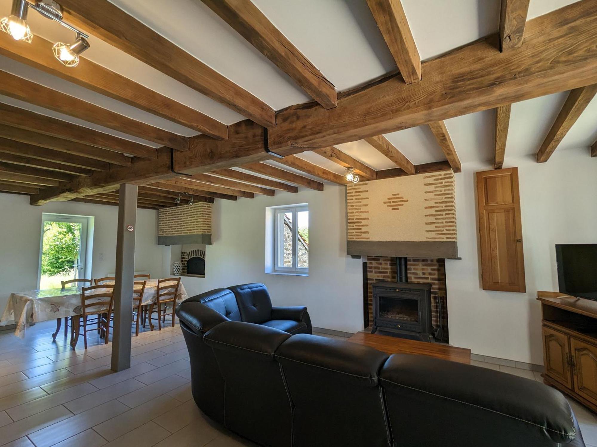 Grande Ferme Renovee Avec Jardin Et Loisirs A Proximite - Fr-1-591-155 Pouligny-Notre-Dame Exterior foto