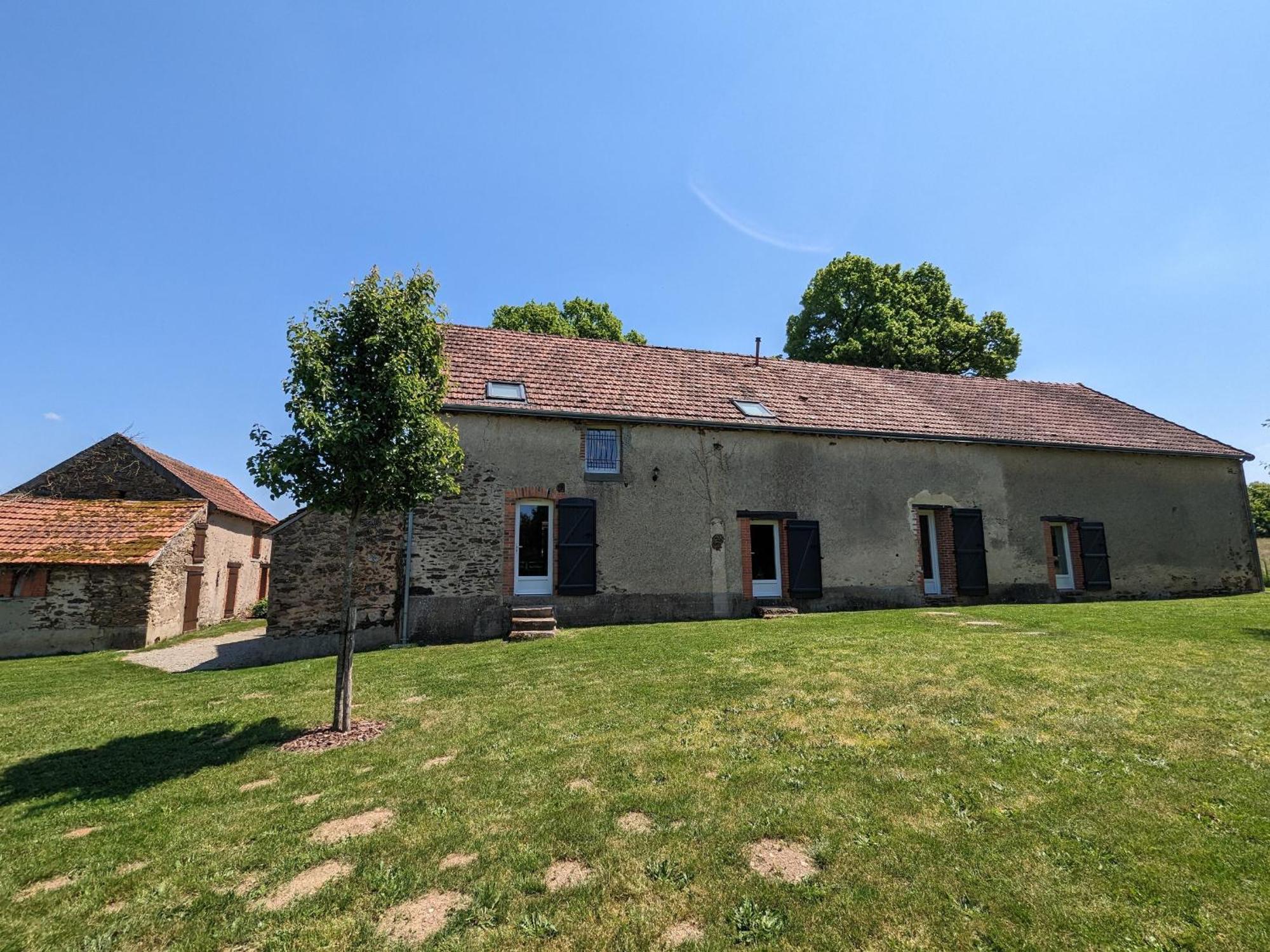 Grande Ferme Renovee Avec Jardin Et Loisirs A Proximite - Fr-1-591-155 Pouligny-Notre-Dame Exterior foto