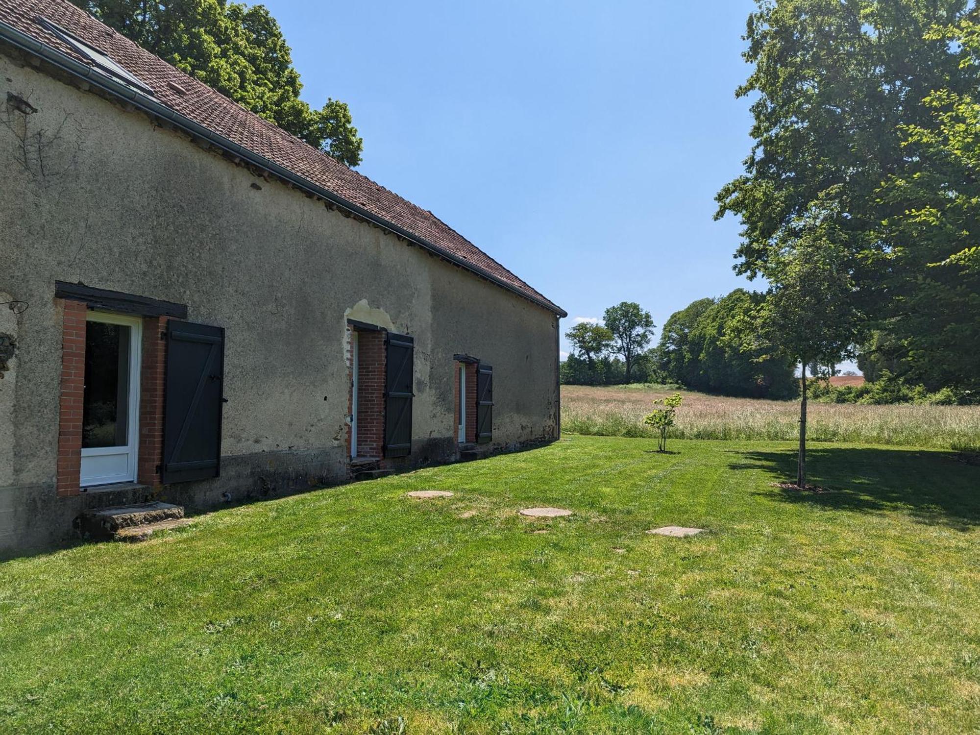 Grande Ferme Renovee Avec Jardin Et Loisirs A Proximite - Fr-1-591-155 Pouligny-Notre-Dame Exterior foto